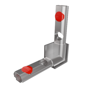 Lightbox Corner Connector 55mm Aluminium